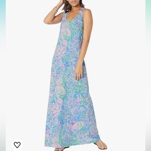 Lilly Pulitzer Treena Maxi Dress “All together now” print